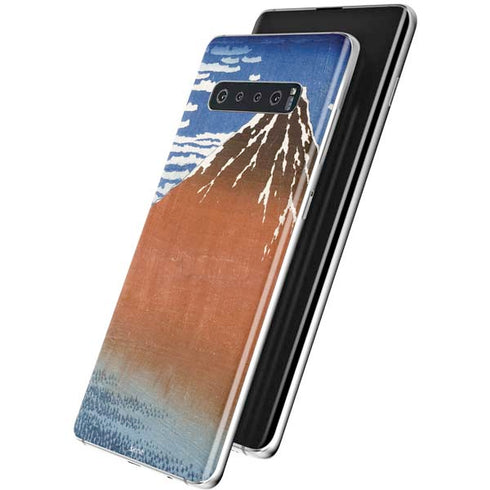 Hokusai Fuji Mountains in clear Weather Galaxy S10 Skin